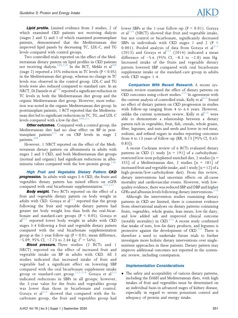 Kdoqi Clinical Practice Guideline For Nutrition in CKD (1) (051107