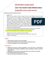 s9 - 1° Tutoría - Me Conozco y Me Valoro Como Persona Única