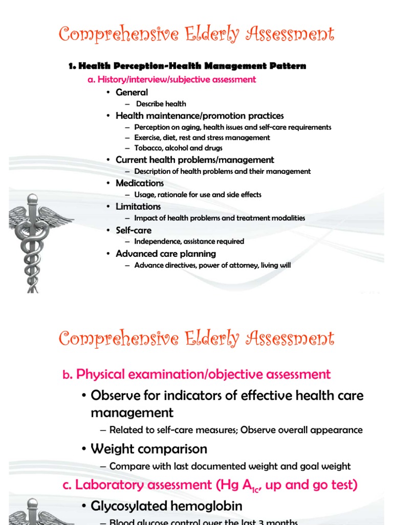 Comprehensive Elderly Assessment Urinary Incontinence Psychological