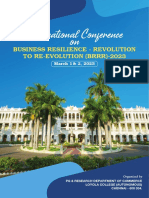 International Conference On: Business Resilience - Revolution To Re-Evolution (BRRR) - 2023