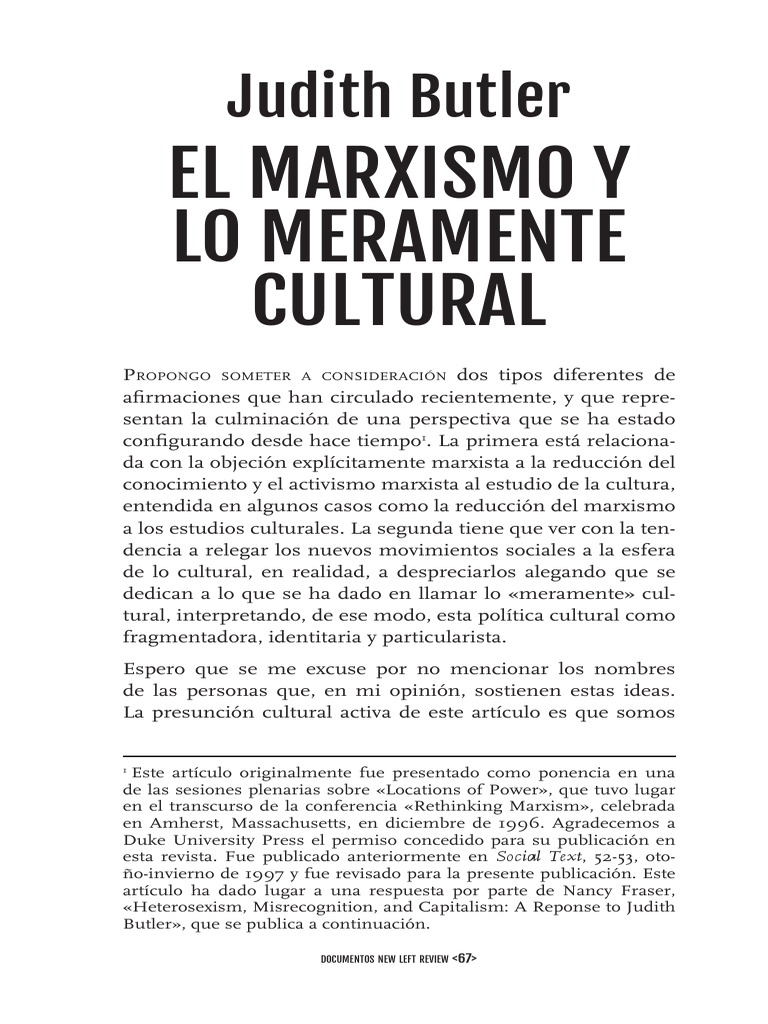 Marxismo y Cultura: Un Debate | PDF | marxismo | Karl Marx