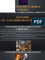 Administración Laboral Unidad I Maestro Lic. Salvador Delgado Quijas