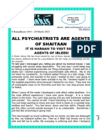 Psychiatrists Agents of Shaitaan - 29032023