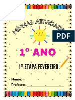 1º Ano Aula 2 Fev.