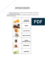 Materiales Por Todas Partes - 1° Fichas Estudiantes