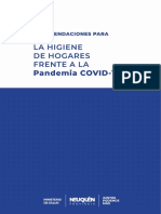 Recomendaciones para La Higiene en Los Hogares Frente A La Pandemia COVID