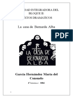 Análisis de La Obra de Teatro "La Casa de Bernarda Alba"