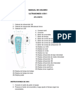 Ultrasonido 4 en 1 Sr-Lw007a