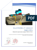 Saavedra Y Abalo M&S Spa: Manual de Operaciones Equipo TM31G TG11