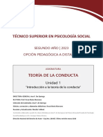 Técnico Superior en Psicología Social: Teoría de La Conducta