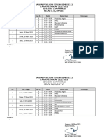 Jadwal PTS SD Semester 1