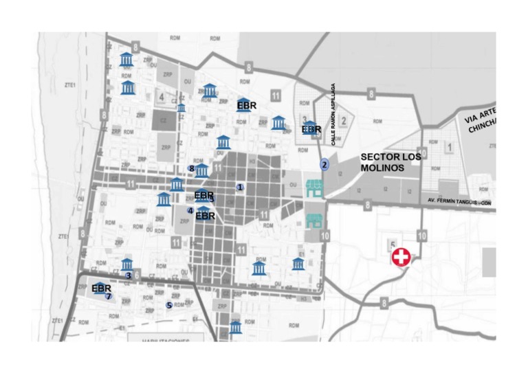 Plano de Ubicación Sector Los Molinos Esc.1 A 7500 PDF
