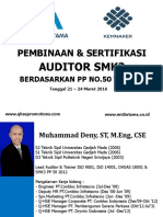 Pembinaan & Sertifikasi: Auditor Smk3