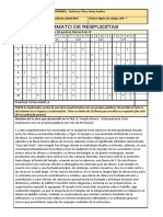 Formato de Respuestas: Puntaje Total Parte A