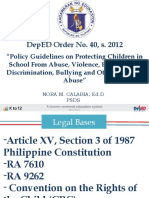 Deped Order No. 40, S. 2012