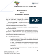 Regimento Interno Conae 2022 - Atualizado