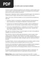 O Óleo de Cozinha Usado e Seu Impacto Ambiental