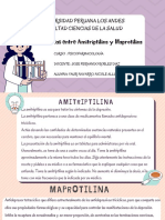 Universidad Peruana Los Andes Facultad Ciencias de La Salud: Diferencias Entre Amitriptilina y Maprotilina