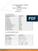 Act 3. Taller Ecuaciones e Inecuaciones 1er y 2do Grado Con 1 Incognita