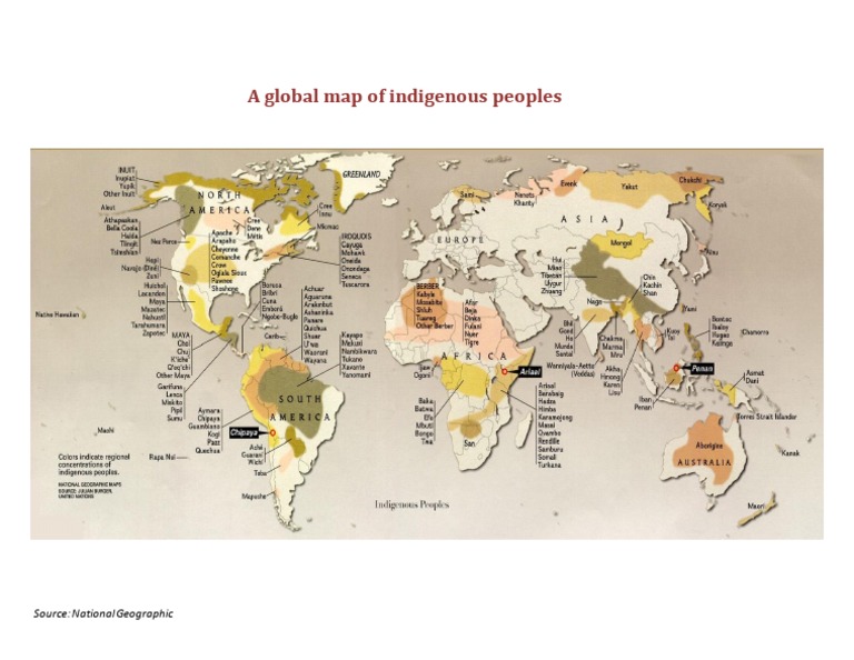 A Global Map of Indigenous Peoples | PDF