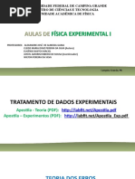 1 Primeira Aula Fís Exp I Cap 1