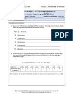 Worksheet in Sap012 - Statistics and Probability: Firm Up - Answers