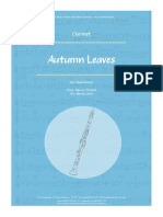 Autumn Leaves - Clarinet