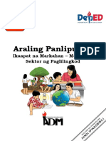 Araling Panlipunan Modul e 4 Quarter 4