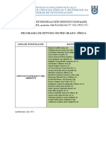 LINEAS DE INV. INST. PRIORIZADAS-Escuela de FF