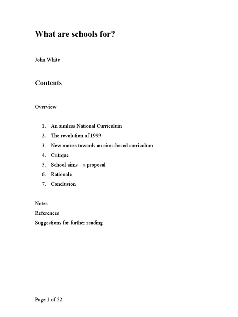 National Curriculum Meaning