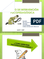 Intervención Psicopedagógica I