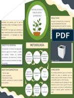 Metodología: Sistema de Riego para Plantas Automático