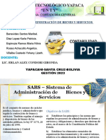 SABS - Sistema de Administración de Bienes y Servicios