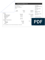 Staffing paystub summary