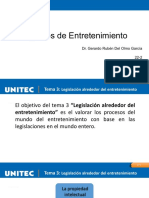 3 Legislación Alrededor Del Entretenimiento (POWER POINT)