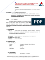 Informe #Acta de Libre Disponibilidad