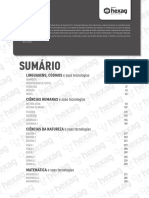 Sumário: LINGUAGENS, CÓDIGOS e Suas Tecnologias