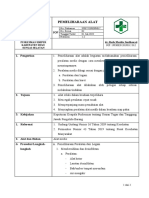 SOP Pemeliharaan Peralatan