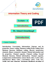 Lec.1n - COMM 552 Information Theory and Coding