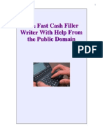 Be a Fast Cash Filler Writer
