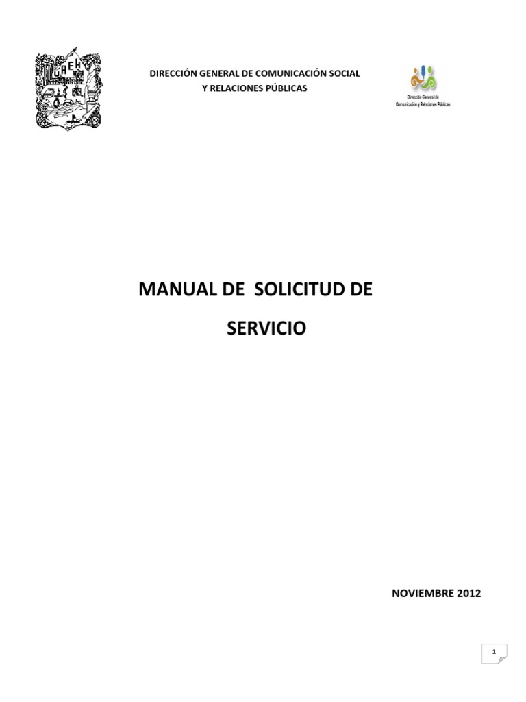 Manual - Servicio Uaeh | PDF | Radiodifusión | Publicación