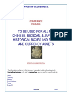 To Be Used For All Us, Chinese, Mexican, & Japanese Historical Boxes and Bonds and Currency Assets