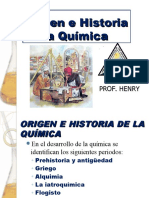 Origen e Historia de La Química