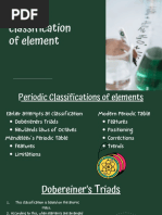 Periodic Classification of Elements