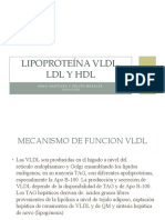 Lipoproteína VLDL, LDL Y HDL: Omar Martínez Y Felipe Morales 2 9 / 0 3 / 2 0 1 9