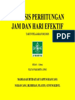 Sampul Perhitungan Jam Efektif