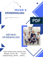 Pertemuan 6: Epidemiologi