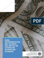 Guía Interpretativa Del Alcance Del Delito de Lavado de Activos en Ecuador