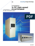 Fuji Electric DC High-Speed Vacuum Circuit Breaker: For Electric Railway Substations