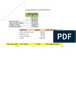 Realiza Todos Los Cálculos y Operaciones en Una Hoja de Excel